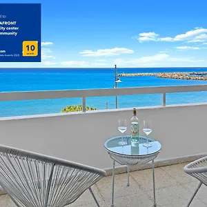 2br Seafront In Center With Community Pool Larnaca